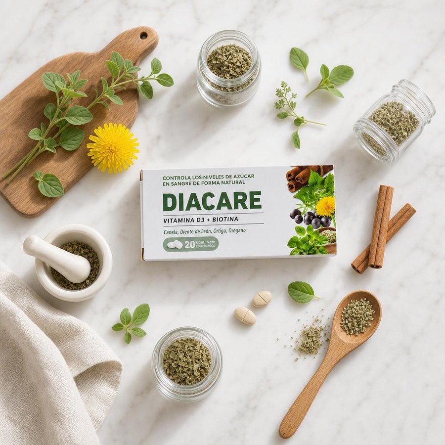 Diacare y sus ingredientes de origen natural